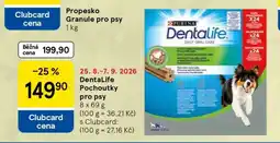 Tesco DentaLife pochoutky pro psy nabídka