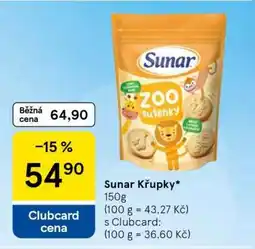 Tesco Sunar křupky nabídka