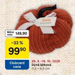 Tesco Dýně látková nabídka