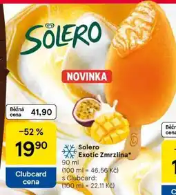 Tesco Solero Exotic Zmrzlina nabídka