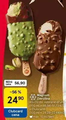 Tesco Magnum zmrzlina nabídka
