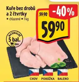 Albert Kuře bez drobů a 2 čtvrtky nabídka