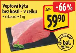 Albert Vepřová kýta bez kosti – v celku nabídka