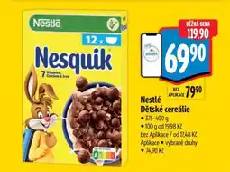 Albert Nestlé Dětské cereálie nabídka