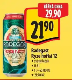 Albert Radegast Ryze Hořká 12 nabídka