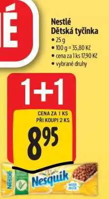 Albert Nestlé Dětská tyčinka nabídka