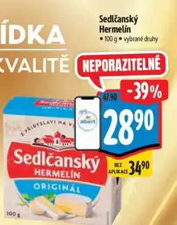 Albert Sedlčanský hermelín nabídka
