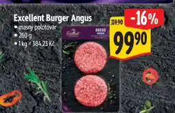 Albert Excellent Burger Angus nabídka