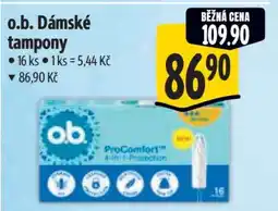Albert O.B. DÁMSKÉ TAMPONY nabídka