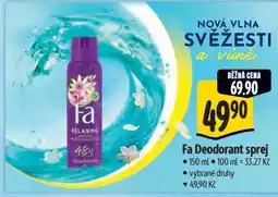 Albert Fa Deodorant sprej nabídka