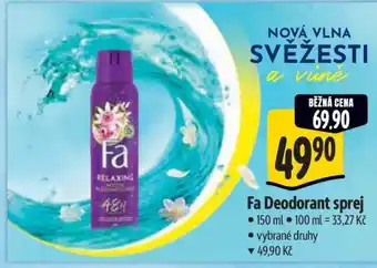 Albert Fa Deodorant sprej nabídka