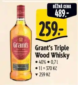 Albert Grant’s Triple Wood Whisky nabídka