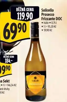 Albert Solicello Prosecco Frizzante DOC nabídka