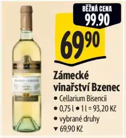 Albert Zámecké vinařství Bzenec nabídka