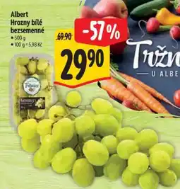 Albert Albert Hrozny bílé bezsemenné nabídka