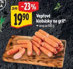 Albert Vepřové klobásky na gril nabídka