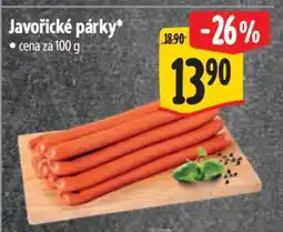 Albert Javořické párky nabídka
