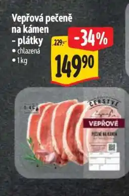 Albert Vepřová pečeně na kámen – plátky nabídka