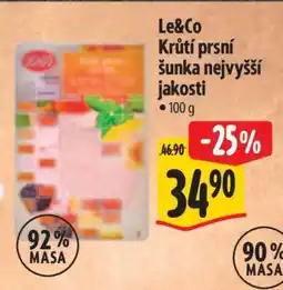 Albert Le&Co Krůtí prsí šunka nejvyšší jakosti nabídka