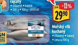 Albert Mořský vlk kuchaný nabídka