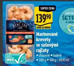 Albert Marinované krevety se sušenými rajčaty nabídka