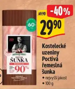 Albert Kostelecké uzeniny Poctivá řemeslná šunka nabídka