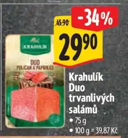 Albert Krahulík Duo trvanlivých salámů nabídka