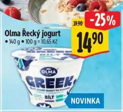Albert Olma Řecký jogurt nabídka