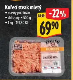 Albert Kuřecí steak mletý nabídka