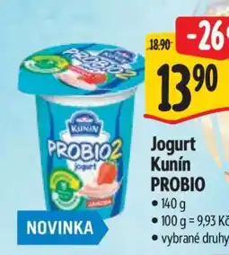 Albert Jogurt Kunín PROBIO nabídka