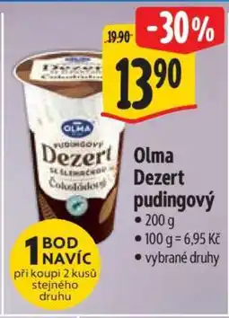 Albert Olma Dezert pudingový nabídka