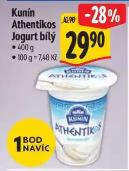 Albert Kunín Athentikos jogurt bílý nabídka