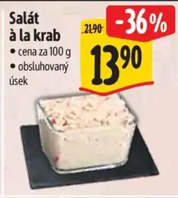 Albert Salát à la krab nabídka