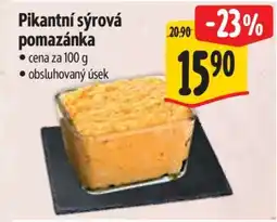 Albert Pikantní sýrová pomazánka nabídka