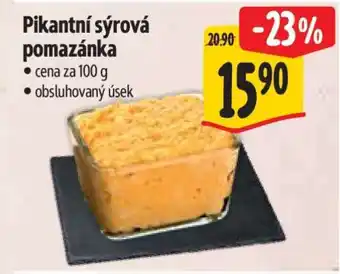 Albert Pikantní sýrová pomazánka nabídka