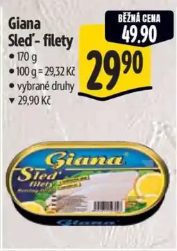 Albert Giana Sleď filety nabídka