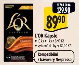 Albert L’OR kapsle nabídka