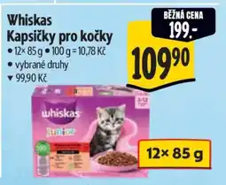Albert Whiskas kapsičky pro kočky nabídka