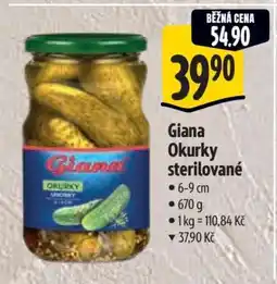 Albert Giana Okurky sterilované nabídka