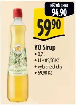 Albert Yo sirup nabídka
