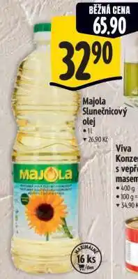 Albert Majola Slunečnicový olej nabídka