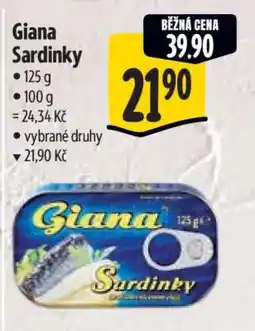 Albert Giana Sardinky nabídka