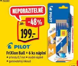 Albert PILOT FriXion BALL + 6 ks náplní nabídka