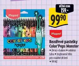 Albert Bezdřevé pastelky Color'Peps Monster nabídka