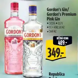 Albert Gordon's Gin/Gordon's Premium Pink Gin nabídka