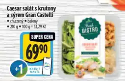 Albert Caesar salát s krutony a sýrem gran castelli nabídka