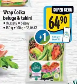 Albert Wrap Čočka beluga & tahini nabídka