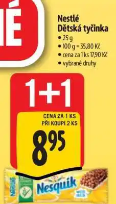 Albert Nestlé Dětská tyčinka nabídka