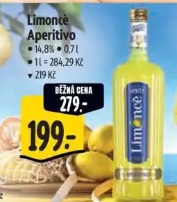 Albert LIMONCÈ APERITIVO nabídka