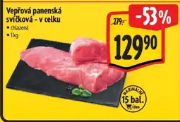 Albert Vepřová panenská svíčková – v celku nabídka